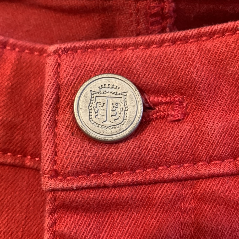 ๐๐งก Classic Talbots denim Jegging, dark salmon 4 - Picture 4 of 6